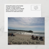Garden City South Carolina Postcard Postkarte (Vorne/Hinten)