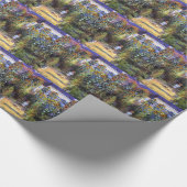 Garden Claude Monet Sommer Sonnenblumen Blume Geschenkpapier (Ecke)