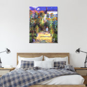 Garden Claude Monet Sommer Sonnenblumen Blume Leinwanddruck (Insitu (Schlafzimmer))