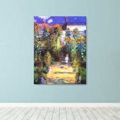 Garden Claude Monet Sommer Sonnenblumen Blume Leinwanddruck (Insitu (Holzboden))