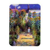 Garden Claude Monet Sommer Sonnenblumen Blume Magnet (Vertikal)