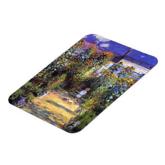 Garden Claude Monet Sommer Sonnenblumen Blume Magnet (Linke Seite)