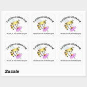 Garden Club Sticker with Bee Design (Blatt)