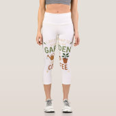 Garden Coffee Leggings - Women's Capris. (Vorderseite)