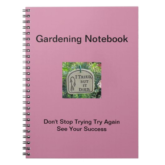 Garden Companion stellt wachsenden Erfolg fest Notizblock (Vorderseite)