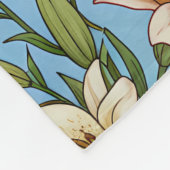 Garden Companions – Floral Cats in Bloom Fleecedecke (Ecke)