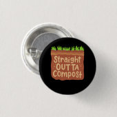 Garden Compost Geschenk Button (Vorne & Hinten)