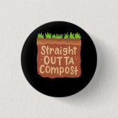 Garden Compost Geschenk Button (Vorderseite)