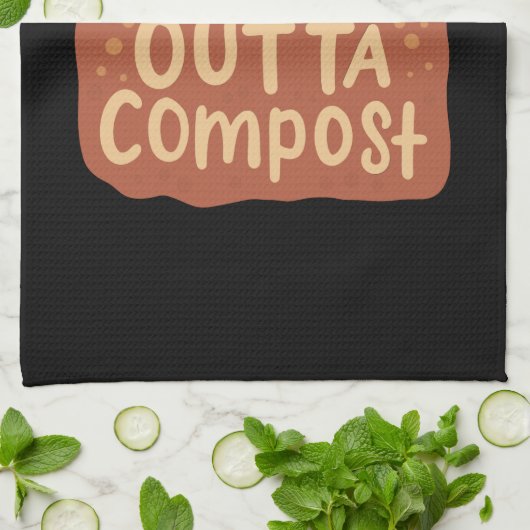 Garden Compost Geschenk Geschirrtuch (Gefaltet)