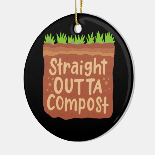 Garden Compost Geschenk Keramik Ornament (Links)