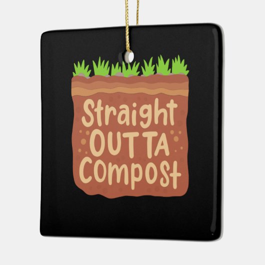 Garden Compost Geschenk Keramikornament (Links)
