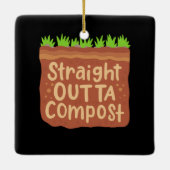 Garden Compost Geschenk Keramikornament (Rückseite)