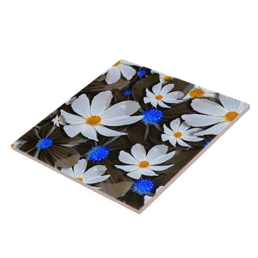 Garden Cosmos Blume Fliese (Seite)