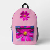 Garden Cosmos, the everyday or school backpack. Bedruckter Rucksack (Vorderseite)