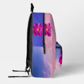 Garden Cosmos, the everyday or school backpack. Bedruckter Rucksack (Links)
