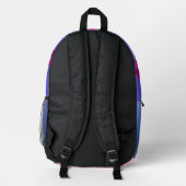 Garden Cosmos, the everyday or school backpack. Bedruckter Rucksack (Rückseite)