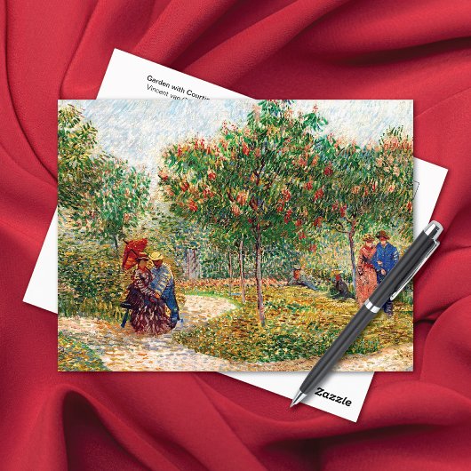 Garden Courples Vincent van Gogh Postkarte