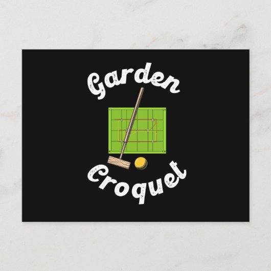 Garden Croquet Sport Croquet Player Gift Postkarte (Vorderseite)