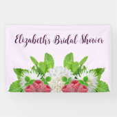 Garden Dahlia Brautparty Banner (Horizontal)
