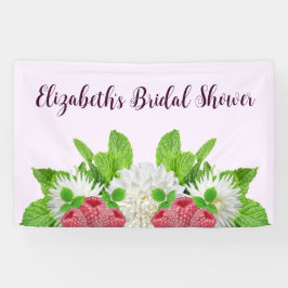 Garden Dahlia Brautparty Banner