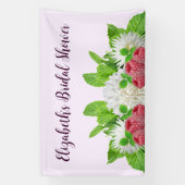 Garden Dahlia Brautparty Banner (Vertikal)