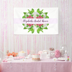 Garden Dahlia Brautparty Banner