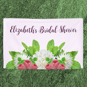 Garden Dahlia Brautparty Banner