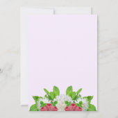 Garden Dahlia Brautparty Dankeskarte (Rückseite)