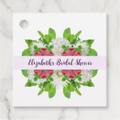 Garden Dahlia Brautparty Geschenkanhänger (Vorderseite)