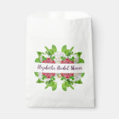 Garden Dahlia Brautparty Geschenktütchen (Vorderseite)