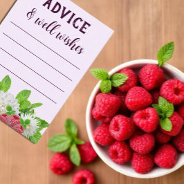 Garden Dahlia Brautparty Hinweiskarte