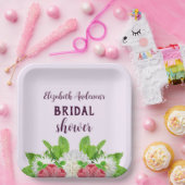 Garden Dahlia Brautparty Pappteller (Party)