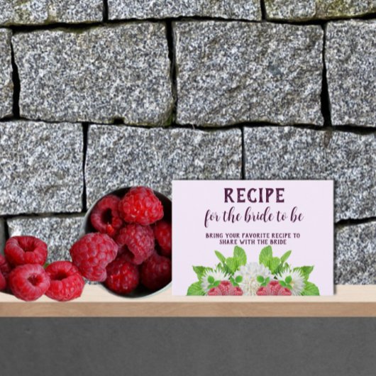 Garden Dahlia Brautparty Rezept Begleitkarte