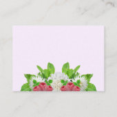 Garden Dahlia Brautparty Rezept Begleitkarte (Rückseite)