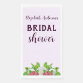 Garden Dahlia Brautparty Serviette (Vorderseite)