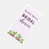 Garden Dahlia Brautparty Serviette (Ecke)