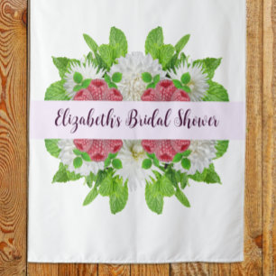 Garden Dahlia Brautparty Wandteppich