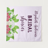 Garden Dahlia Brautparty Wandteppich (Vorderseite (Horizontal))