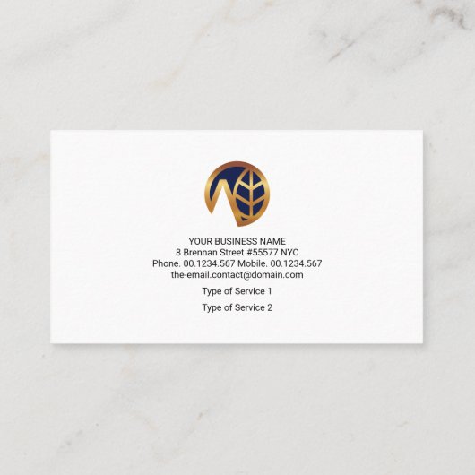 Garden Daisy Landschaft Gartenpflege Visitenkarte (Rückseite)