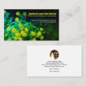 Garden Daisy Landschaft Gartenpflege Visitenkarte (Vorne/Hinten)