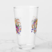 GARDEN DANCE Chow 16 oz Glasdesign vorne & hinten Glas (Links)