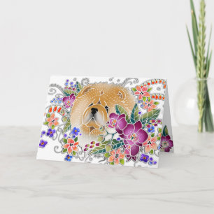 GARDEN DANCE Chow - Art Cards von Sandra Miller Karte