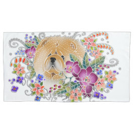 GARDEN DANCE CHOW - KING pillowcase Set 2 Kissenbezug