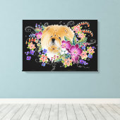 GARDEN DANCE CHOW - Leinwand Art Panel (Insitu (Holzboden))