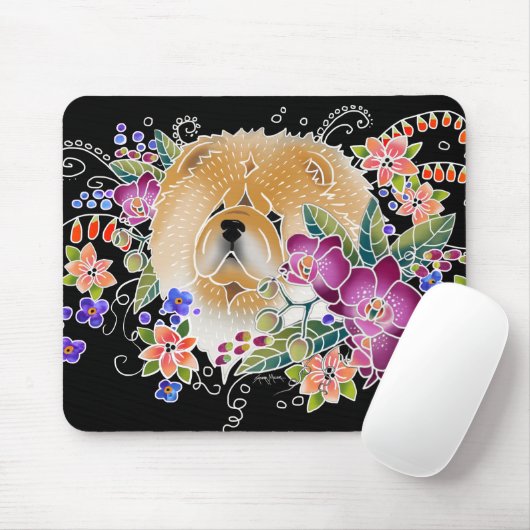 GARDEN DANCE Chow - Maus-Pad Mousepad (Mit Mouse)
