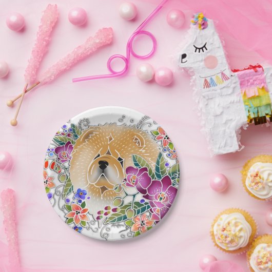 GARDEN DANCE Chow - Paper Tellers 2 Größen Pappteller (Party)