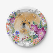 GARDEN DANCE Chow - Paper Tellers 2 Größen Pappteller (Vorderseite)
