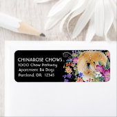 GARDEN DANCE CHOW - Rücksendeadressen-Aufkleber Cu (Insitu)