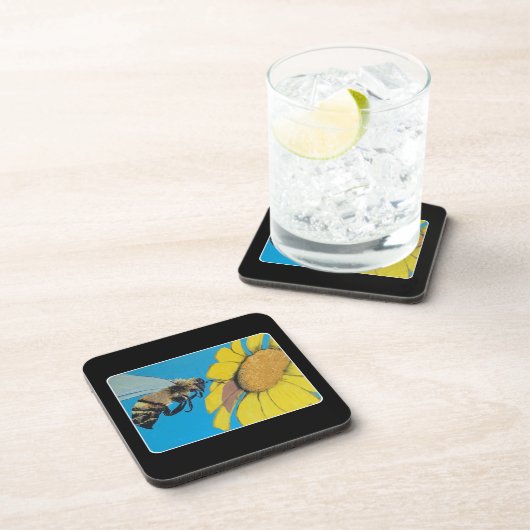 "Garden Dance" Gemälde auf einem Getränkeuntersetzer (Rechte Seite)