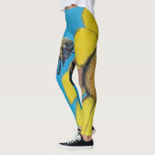 "Garden Dance" Gemälde auf einem Leggings (Links)